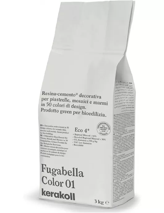 APS55223 Kerakoll Fugabella Colour Grout 01 3kg APS55223 Kerakoll Fugabella Colour Grout 01 3kg